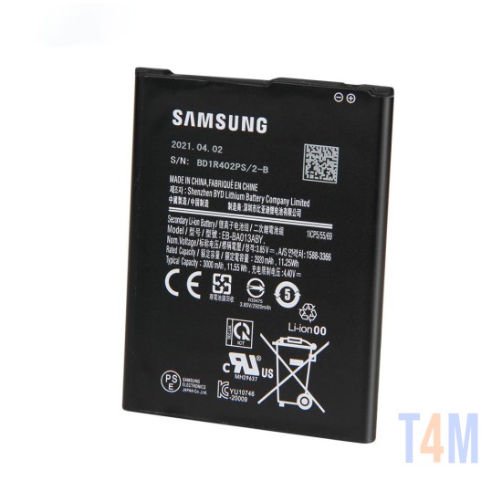 BATTERY SAMSUNG GALAXY A01 CORE/A013 (EB-BA013ABY) 3000 MAH